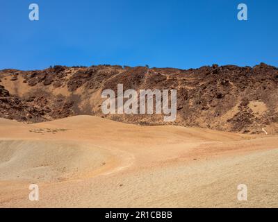 Aussichtspunkt der Minen von San Jose im Teide-Nationalpark, Teneriffa Stockfoto