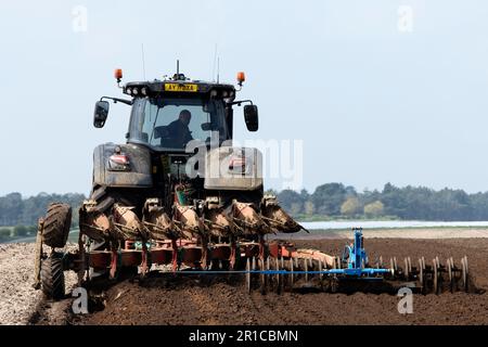 Pflügen Sutton Suffolk UK Stockfoto