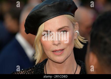 Rom, Italien. 12. Mai 2023. Charlize Theron besucht den roten Teppich der Premiere des Films „Fast X“ im Colosseo. (Foto: Mario Cartelli/SOPA Images/Sipa USA) Guthaben: SIPA USA/Alamy Live News Stockfoto