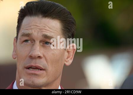 Rom, Italien. 12. Mai 2023. John Cena besucht den roten Teppich der Premiere des Films „Fast X“ im Colosseo. (Foto: Mario Cartelli/SOPA Images/Sipa USA) Guthaben: SIPA USA/Alamy Live News Stockfoto
