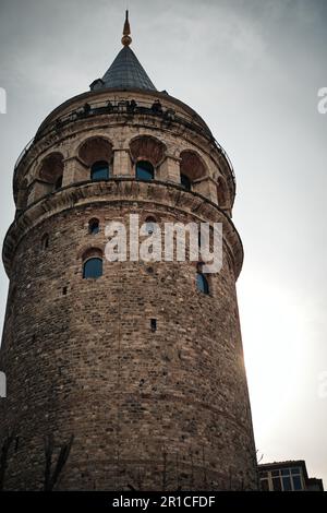 Galata-Turm in Istanbul Türkei Stockfoto