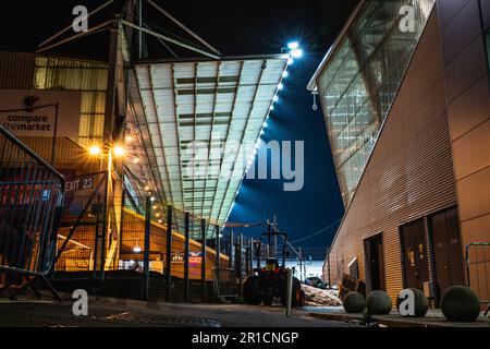 12. Mai 2023; London Road Stadium; League One Play Off Football, Halbfinale, First Leg, Peterborough United gegen Sheffield Mittwoch. Stockfoto