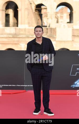 Schauspieler Scott Eastwood nimmt am 12. 2023. Mai im Kolosseum in Rom (Italien) an der „Fast X“-Filmpremiere Teil, dem zehnten Film in der Fast & Furious Saga. Stockfoto
