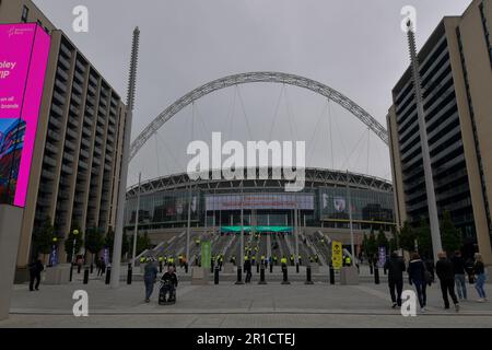 Allgemeiner Blick auf Wembley während des Vanarama National League Play-Off-Finales zwischen Chesterfield und Notts County im Wembley Stadium, London am Samstag, den 13. Mai 2023. (Foto: Scott Llewellyn | MI News) Guthaben: MI News & Sport /Alamy Live News Stockfoto