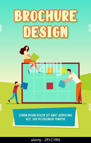 Planungsaufgaben des Business-Teams Stock Vektor