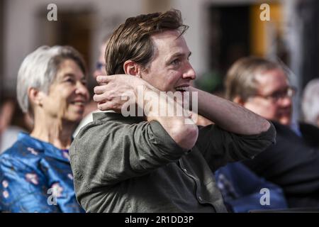 ZWOLLE - Laurens Dassen (Vorsitzender der Volt-Gruppe des Repräsentantenhauses) während des Volt-Parteikongresses. ANP VINCENT JANNINK niederlande raus - belgien raus Stockfoto