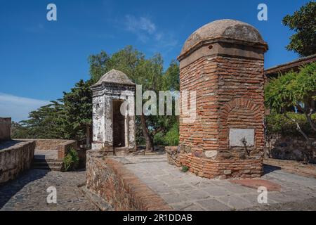 Burg Gibralfaro - Malaga, Andalusien, Spanien Stockfoto