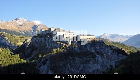 Fort Victor Emmanuel nach Aussois in Haute Maurienne Savoie Stockfoto