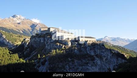 Fort Victor Emmanuel nach Aussois in Haute Maurienne Savoie Stockfoto