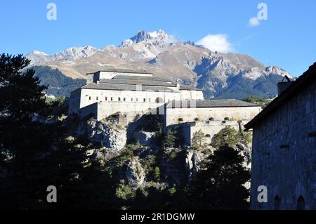 Fort Victor Emmanuel nach Aussois in Haute Maurienne Savoie Stockfoto