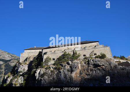 Fort Victor Emmanuel nach Aussois in Haute Maurienne Savoie Stockfoto