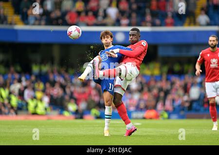 London, Großbritannien. 13. Mai 2023. Während des Spiels der Chelsea gegen Nottingham Forest Premier League auf der Stamford Bridge, London. Gutschrift: MARTIN DALTON/Alamy Live News Stockfoto