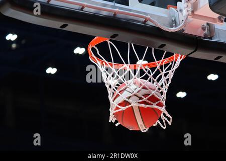 Mediolanum Forum, Assago (MI), Italien, 13. Mai 2023, Basketball während Playoff - EA7 Emporio Armani Milano vs Carpegna Prosciutto Pesaro - Italienische Basketball Serie A Championship Credit: Live Media Publishing Group/Alamy Live News Stockfoto