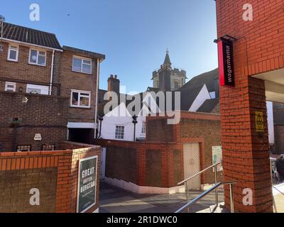 Das Christopher Place Shopping Centre in St Albans, London, England, Großbritannien Stockfoto