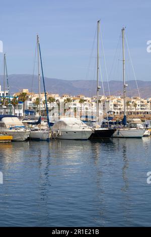 Hafen von roquetas de mar, almeria, spanien Stockfoto