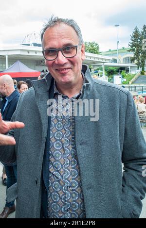 Deutscher Autor Volker Kutscher beim 28. Internationalen Buchmesse- und Literaturfestival Book World Prague 2023, Tschechische Republik, 13. Mai 2023. Kutscher Stockfoto