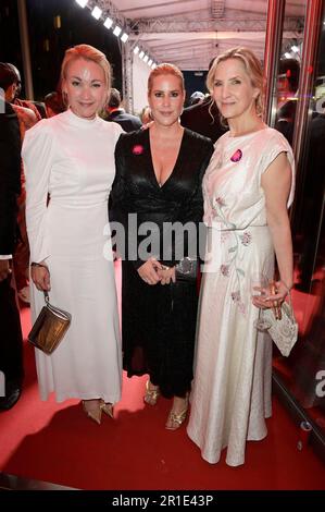 Lisa Maria Potthoff, Anika Decker und Sasha Bühler bei der 73. Verleihung des Deutschen Filmpreises 2023 im Theater am Potsdamer Platz. Berlin, 12.05.2023 Stockfoto