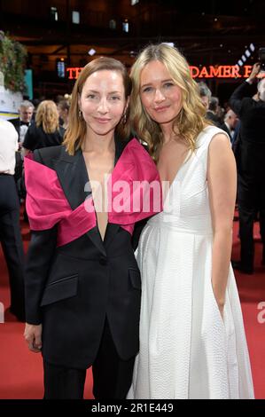 Katharina Schüttler und Stefanie Stappenbeck bei der 73. Verleihung des Deutschen Filmpreises 2023 im Theater am Potsdamer Platz. Berlin, 12.05.2023 Stockfoto