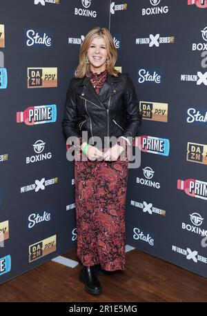 Kate Garraway kommt zum KSI gegen Joe Fournier Boxkampf in der OVO Arena Wembley, London. Foto: Samstag, 13. Mai 2023. Stockfoto