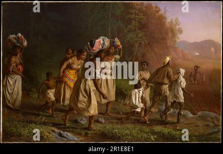 Auf nach Liberty. Theodor Kaufmann. 1867. Stockfoto