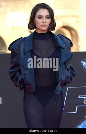 Daniela Melchior bei der Premiere des Kinofilms 'Fast X' am Kolosseum. Rom, 12.05.2023 Stockfoto