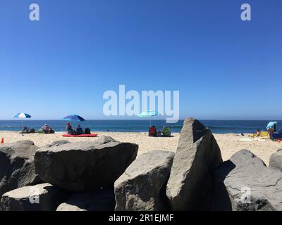 Carlsbad State Beach im Sommer in Carlsbad, Kalifornien, USA Stockfoto