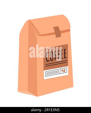 Kaffeebohnen Konzept Stock Vektor