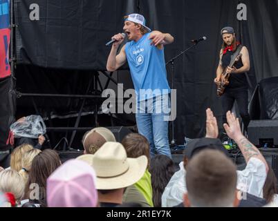 Austin, USA. 13. Mai 2023. Cooper Alan tritt am 13. Mai 2023 beim iHeart Country Festival im Daytime Village in Austin, Texas, auf. (Foto: Stephanie Tacy/Sipa USA) Guthaben: SIPA USA/Alamy Live News Stockfoto