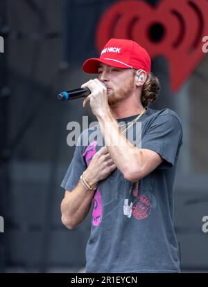 Austin, USA. 13. Mai 2023. Bailey Zimmerman tritt am 13. Mai 2023 beim iHeart Country Festival im Daytime Village in Austin, Texas, auf. (Foto: Stephanie Tacy/Sipa USA) Guthaben: SIPA USA/Alamy Live News Stockfoto