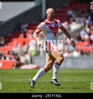 St. Helens, England - 13. Mai 2023 - James Roby von St. Helens. Rugby League Betfred Super League Runde 12, St. Helens gegen Salford Red Devils im Totally Wicked Stadium, St. Helens, Großbritannien Stockfoto