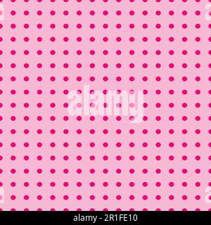 Nahtloses Pop-Art-Hintergrundmuster rosa Pastellerbsen, Vektorhintergrund für Design-Comics, Pop-Art-Stil Stock Vektor