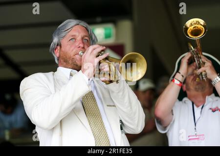 Melbourne, Australien, 27. Dezember 2021. MELBOURNE, AUSTRALIEN - 27. DEZEMBER: The Richies während des Testspiels am Boxing Day in der Ashes-Serie zwischen Australien und England auf dem Melbourne Cricket Ground am 27. Dezember 2021 in Melbourne, Australien. (Foto: Dave Hewison/Speed Media) Kredit: Dave Hewison/Speed Media/Alamy Live News/Alamy Live News Stockfoto