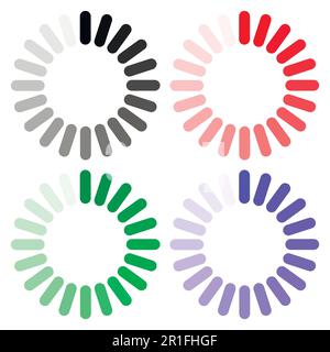 Laden-Symbol. Indikator für das Laden von Fortschritt Stock Vektor