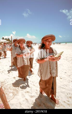 Eine heilige Maya-Reise in Mexiko Stockfoto