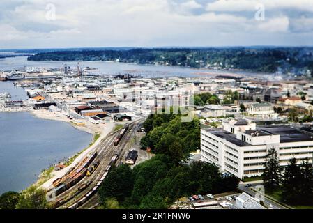 Olympia Washington aus der Rotunde der Hauptstadt ca. Anfang 1960er Stockfoto