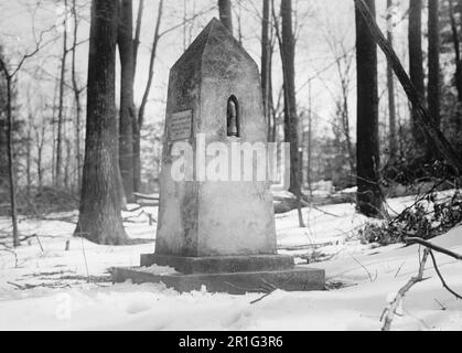 Archivfoto: Confederate Monument, Silver Spring Maryland Ca. 1910er Stockfoto