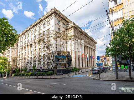 Sofia, Bulgarien. Mai 2023. Außenansicht der Oper und des Ballett-Sofia-Theaters im Stadtzentrum Stockfoto