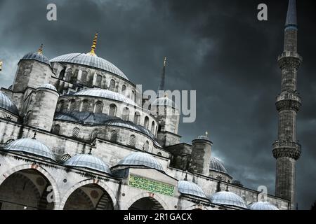 Sultan-Ahmed-Moschee oder blaue Moschee in Istanbul, Türkei Stockfoto