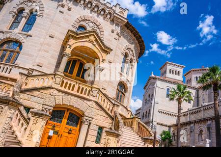 Justizpalast in Monaco an der französischen Riviera Stockfoto