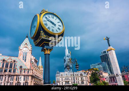 BATUMI, GEORGIA - 28. Okt 2018: Architektur der Innenstadt von Batumi in der Autonomen Republik Adjara, Georgia Stockfoto