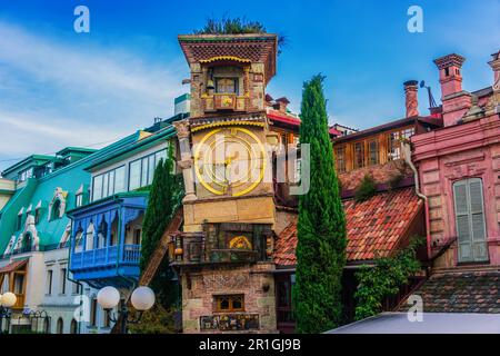 TIFLIS, GEORGIA - 24. Okt 2018: Rezo Gabriadze Marionette Theater of Tiflis, Georgia Stockfoto