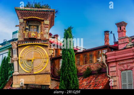TIFLIS, GEORGIA - 24. Okt 2018: Rezo Gabriadze Marionette Theater of Tiflis, Georgia Stockfoto