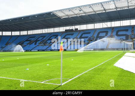 Coventry, Großbritannien. 14. Mai 2023Coventry, Großbritannien. 14. Mai 2023 Coventry, Großbritannien. 14. Mai 2023. Allgemeiner Blick in das Stadion vor der Sky Bet Championship Play Off Semi Final 1. Leg zwischen Coventry City und Middlesbrough in der Coventry Building Society Arena, (Foto: Kevin Hodgson | MI News) Guthaben: MI News & Sport /Alamy Live News Stockfoto