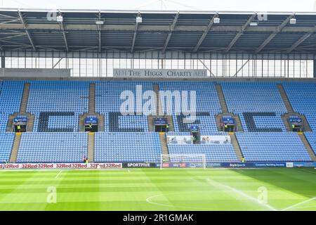 Coventry, Großbritannien. 14. Mai 2023Coventry, Großbritannien. 14. Mai 2023 Coventry, Großbritannien. 14. Mai 2023. Allgemeiner Blick in das Stadion vor der Sky Bet Championship Play Off Semi Final 1. Leg zwischen Coventry City und Middlesbrough in der Coventry Building Society Arena, (Foto: Kevin Hodgson | MI News) Guthaben: MI News & Sport /Alamy Live News Stockfoto