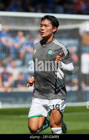 HYEONGYU OH, Profifußballspieler, spielt derzeit für Celtic, ein schottisches Team in der schottischen Premier Division, Stockfoto