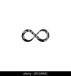 Infinity-Logo oder Icon-Design Stock Vektor