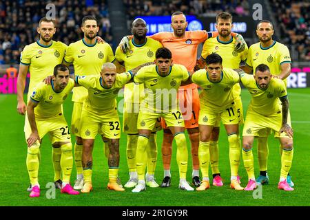 Mailand, Italien. 13. Mai 2023. Der Start-11 von Inter für das Spiel der Serie A zwischen Inter und Sassuolo bei Giuseppe Meazza in Mailand. (Foto: Gonzales Photo/Alamy Live News Stockfoto