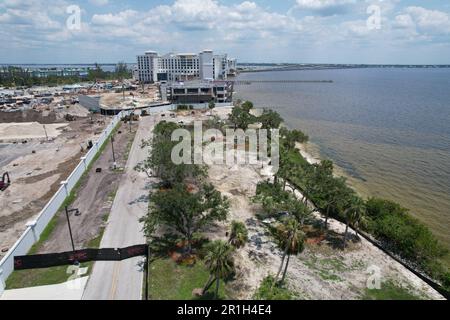 Luftblick Sunseekers Resort Florida. Stockfoto