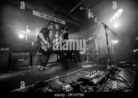 The Joy Foridable im Rockin' Chair, Wrexham, im Rahmen des Focus Wales 2023 Festivals am 4. Mai 2023. Stockfoto