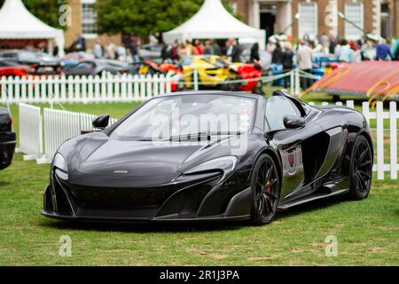 A McLaren 675LT Spider von London Concours 2022 Stockfoto